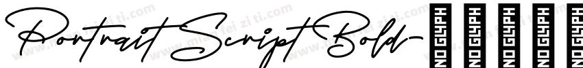 Portrait Script Bold字体转换